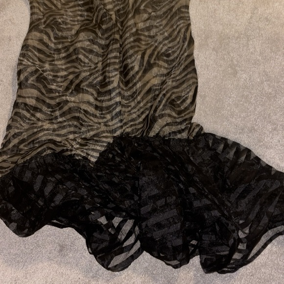 Luxe Fashion Zebra Eyelet cotton print ready to wear kaftan style  maxi dress - Picture 9 of 10